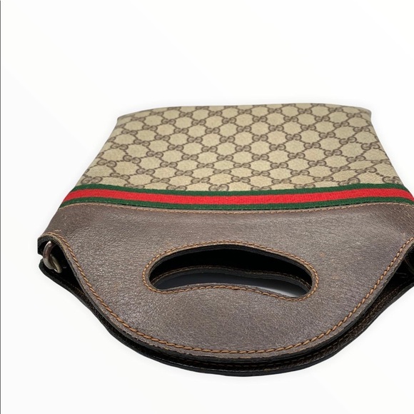 $1️⃣0️⃣0️⃣0️⃣ GUCCI Vintage Monogram Web Top Handle Bag - Picture 7 of 9